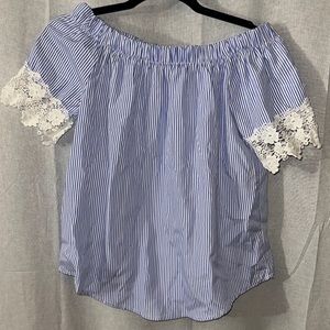Cute off the shoulder blouse